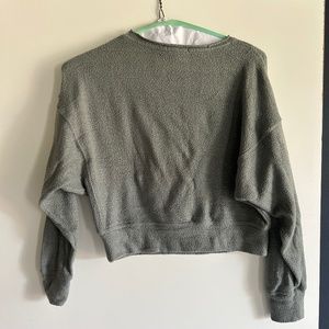 Z Supply Grey Cropped Sweatshirt